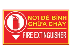 Biển Báo Nơi Để Bình Chữa Cháy