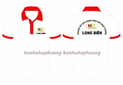Đồng Phục Áo Thun Màu Trắng Phối Đỏ
