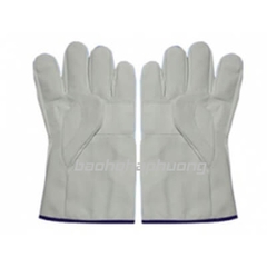 Găng tay vải bạt màu trắng