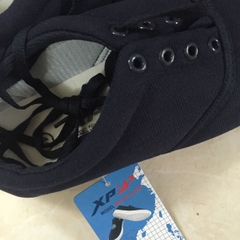 Giày Vải XP Buộc Dây Xanh Tím Than