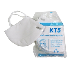 Khẩu Trang KT5 Chống Bụi Màu Trắng