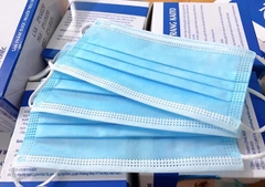 Khẩu Trang Y Tế 4 Lớp Kháng Khuẩn Màu Xanh
