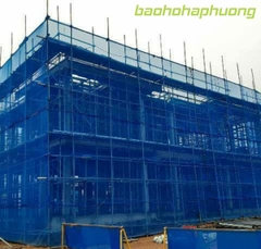 Lưới bao che công trình màu xanh blue