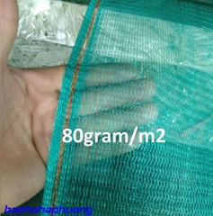 Lưới bao che công trình xây dựng màu xanh