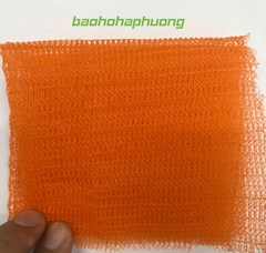 Lưới chắn bụi công trình màu cam