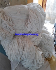 Lưới chống vật rơi công trình màu trắng mắt 7cm