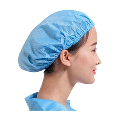 Mũ Bao Tóc Vải Chống Tĩnh Điện Màu Xanh