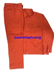 Quần Áo Điện Lực Vải Pangrim Màu cam