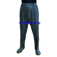 Quần Liền Ủng Lội Nước Màu Xanh Rêu