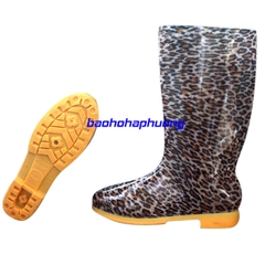 Ủng Bảo Hộ Hoa San Nữ 06 Màu Da Báo