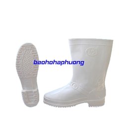 Ủng bảo hộ hoa san nữ màu trắng