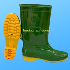 Ủng Cao Su Bảo Hộ Hoa San Nữ 03 Xanh Bộ Đội