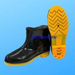 Ủng Cao Su Thấp Cổ Hoa San Nam 09 Xanh Rêu