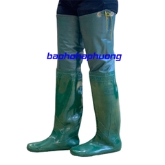 Ủng Liền Quần Lội Nước Đi Cấy Màu Xanh Rêu