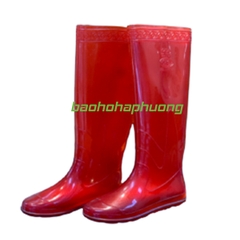 Ủng Lội Nước Hái Rau Màu Đỏ