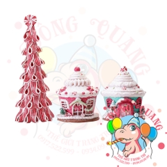 Cây thông kẹo, nhà bánh kem