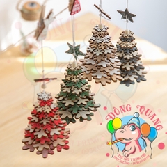 Cây thông gỗ treo (04 mẫu)