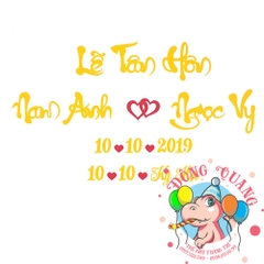 Chữ cưới xốp (mẫu thư pháp)