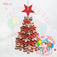 Cây thông gỗ treo (04 mẫu)