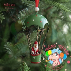Khinh khí cầu treo cây thông (03 mẫu)