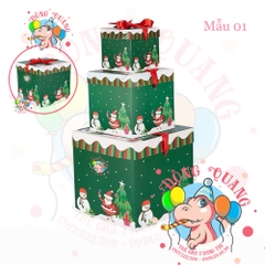 Set 3 hộp quà Xmas