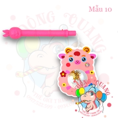 Đèn Trung thu nhựa 2 mảnh trái châu HT (12 mẫu)