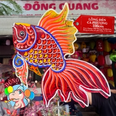 Đèn Trung thu Cá chép phượng giấy kiếng (cỡ lớn)