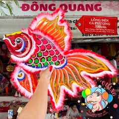 Đèn Trung thu Cá chép phượng giấy kiếng (cỡ lớn)