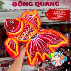 Đèn Trung thu Cá chép phượng giấy kiếng (cỡ lớn)