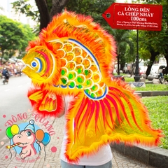 Đèn Trung thu Cá chép nhảy giấy kiếng (cỡ lớn)