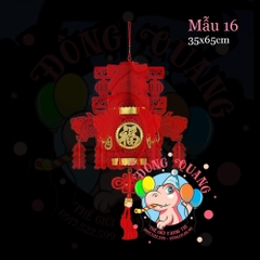 Lồng đèn nỉ Tết (21 mẫu)
