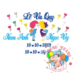 Chữ cưới xốp (mẫu 17)