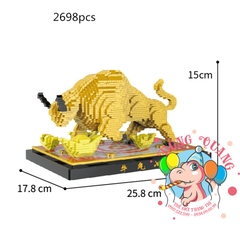Mô hình Trâu vàng lắp ráp 1