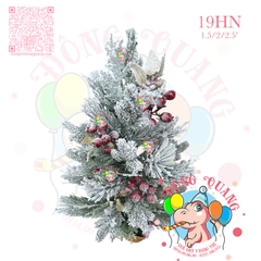 Cây thông mini cước đầu loa phủ tuyết trang trí