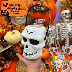 Giỏ kẹo đầu lâu Halloween 1