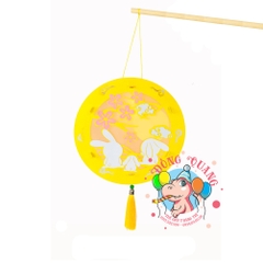 Đèn Trung thu Thỏ ngọc giấy tròn