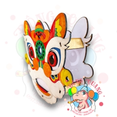 Đèn Trung thu gỗ đầu Lân