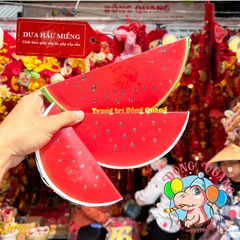 Bánh chưng, tét, dưa hấu giấy xếp