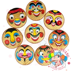 Mẹt tre dán decal trang trí