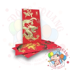 Set 6 bao lì xì đỏ may mắn (bản dài)