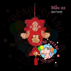 Lồng đèn nỉ Tết (21 mẫu)