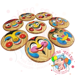 Mẹt tre dán decal trang trí