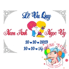 Chữ cưới xốp (mẫu 23)