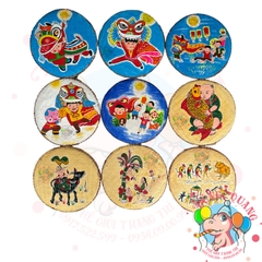 Mẹt tre vẽ trang trí 40cm