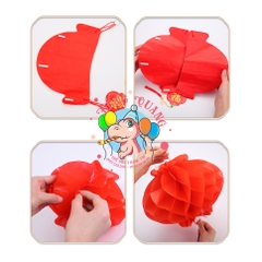 Đèn lồng tổ ong form dày treo ngoài trời