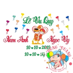 Chữ cưới xốp (mẫu 25)