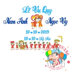 Chữ cưới xốp (mẫu 26)