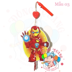 Đèn Trung thu nhựa 2 mảnh NK