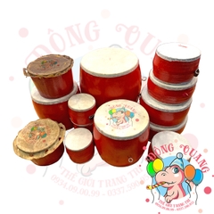 Trống gỗ 2 mặt