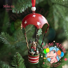 Khinh khí cầu treo cây thông (03 mẫu)